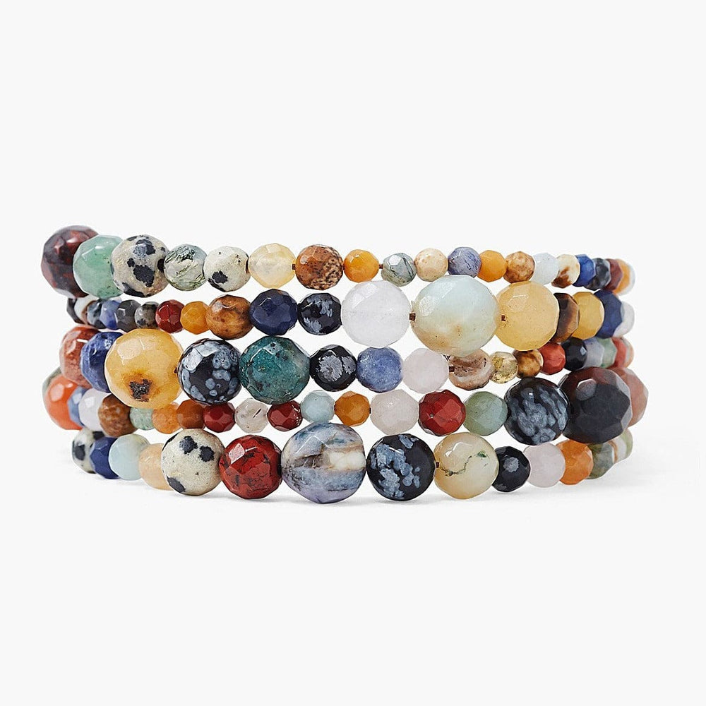 
                      
                        BRC Multi Stone Naked Wrap Bracelet
                      
                    