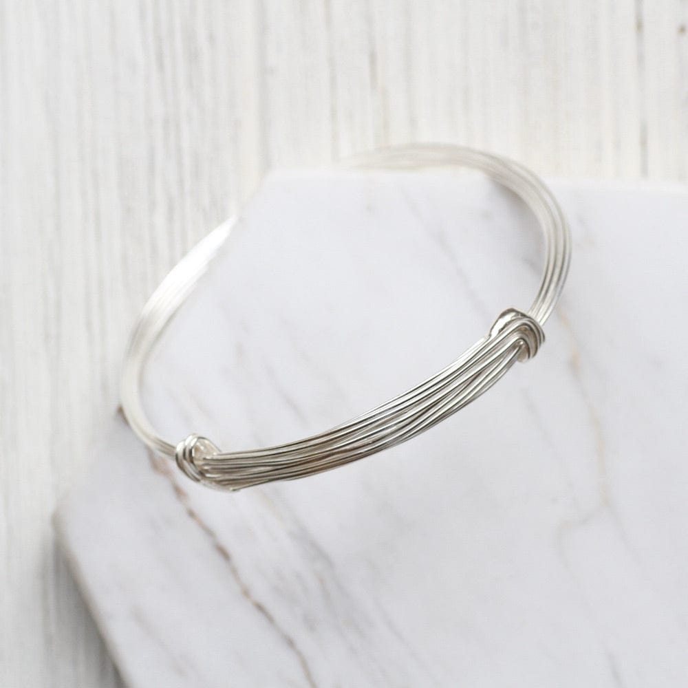 BRC Narrow Elephant Hair Inspired Bangle