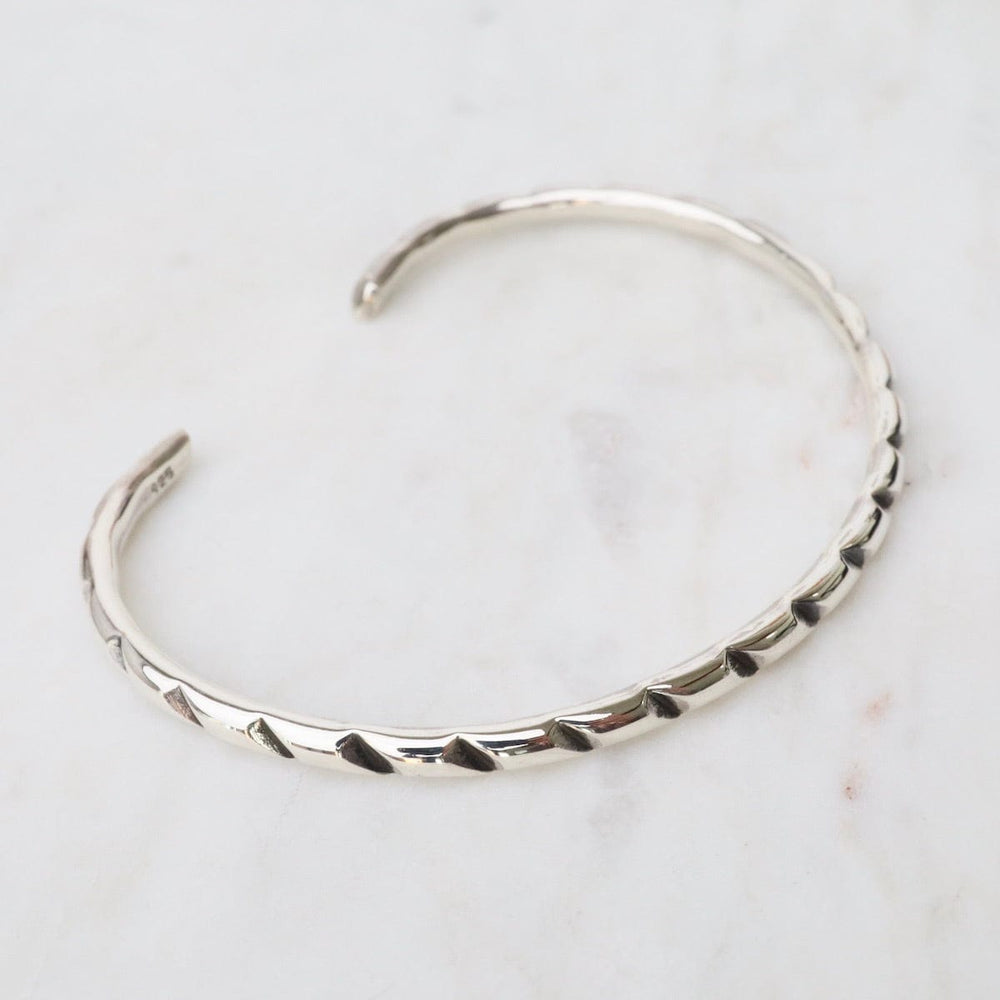 
                  
                    BRC Narrow Twisted Sterling Silver Cuff
                  
                