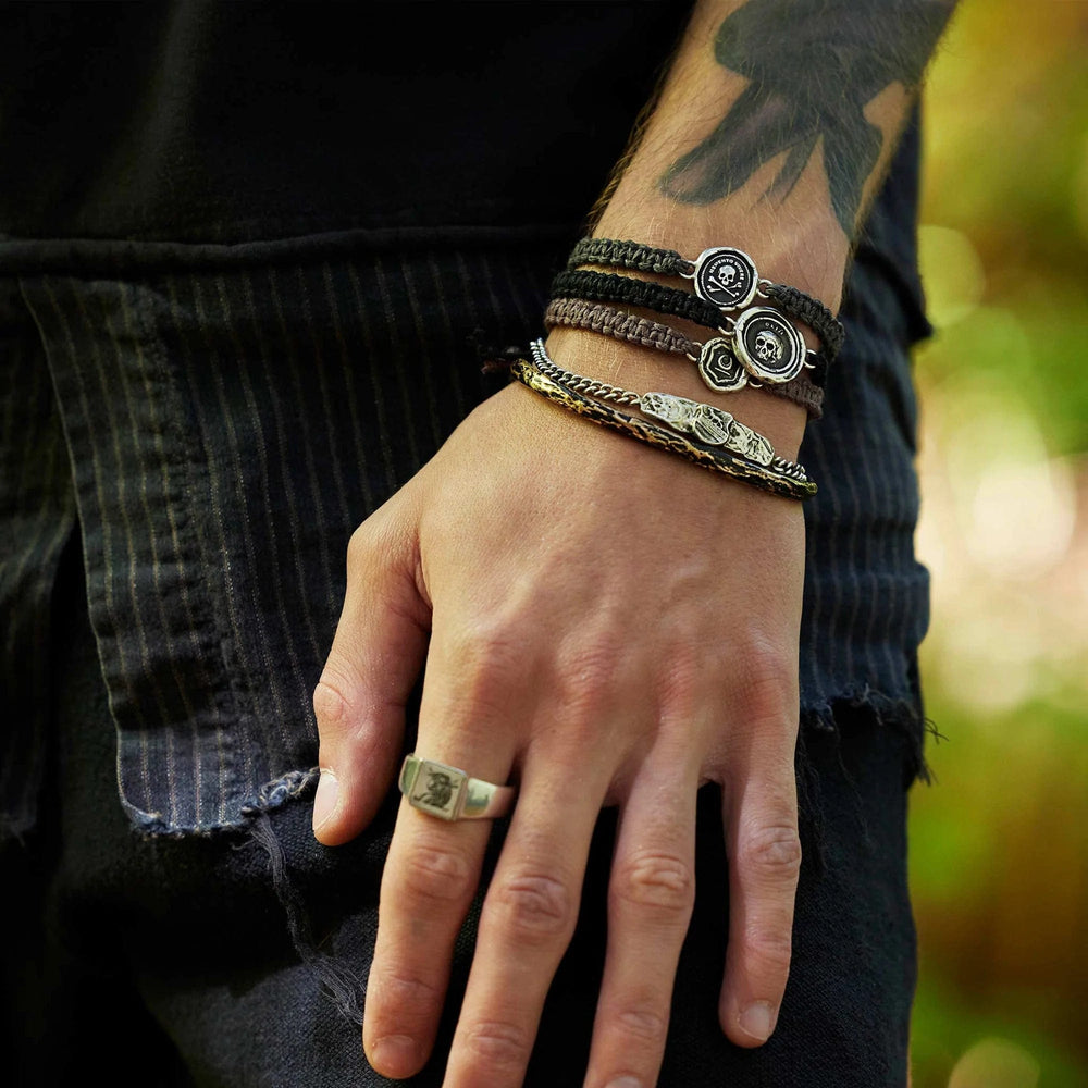 
                  
                    BRC New Beginnings Braided Bracelet - Charcoal
                  
                