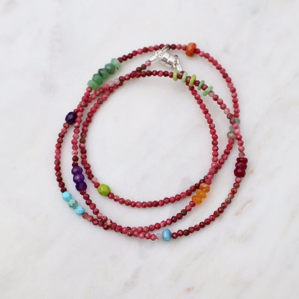 BRC Norwegian Thulite Wrap Bracelet