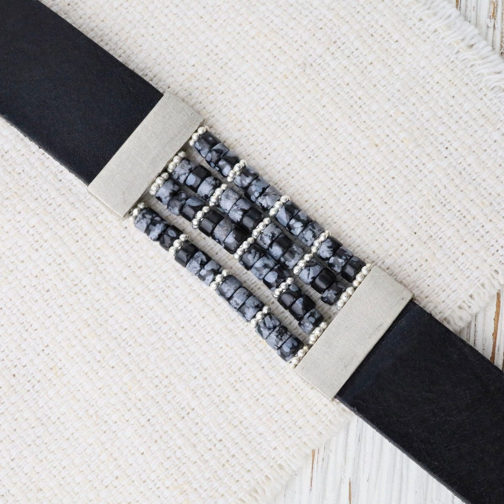 
                  
                    BRC Obsidian Black Leather Bracelet
                  
                