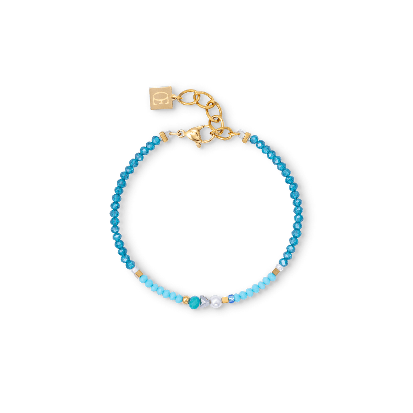 BRC Ocean Vibes Turquoise Gold Bracelet