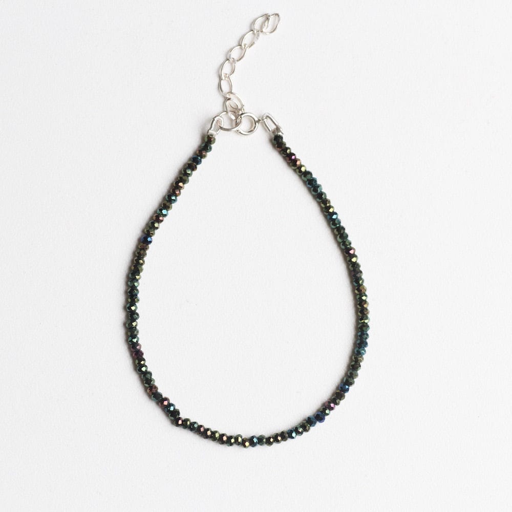 
                  
                    BRC Oil Slick Pyrite Simple Stone Bracelet
                  
                