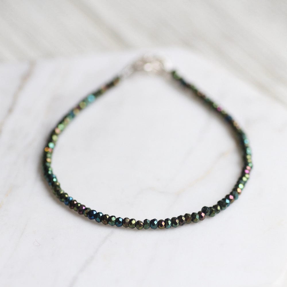 
                  
                    BRC Oil Slick Pyrite Simple Stone Bracelet
                  
                