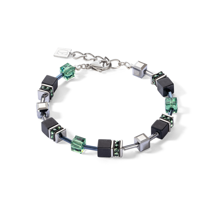 
                      
                        BRC Onyx and Green GeoCube Bracelet
                      
                    