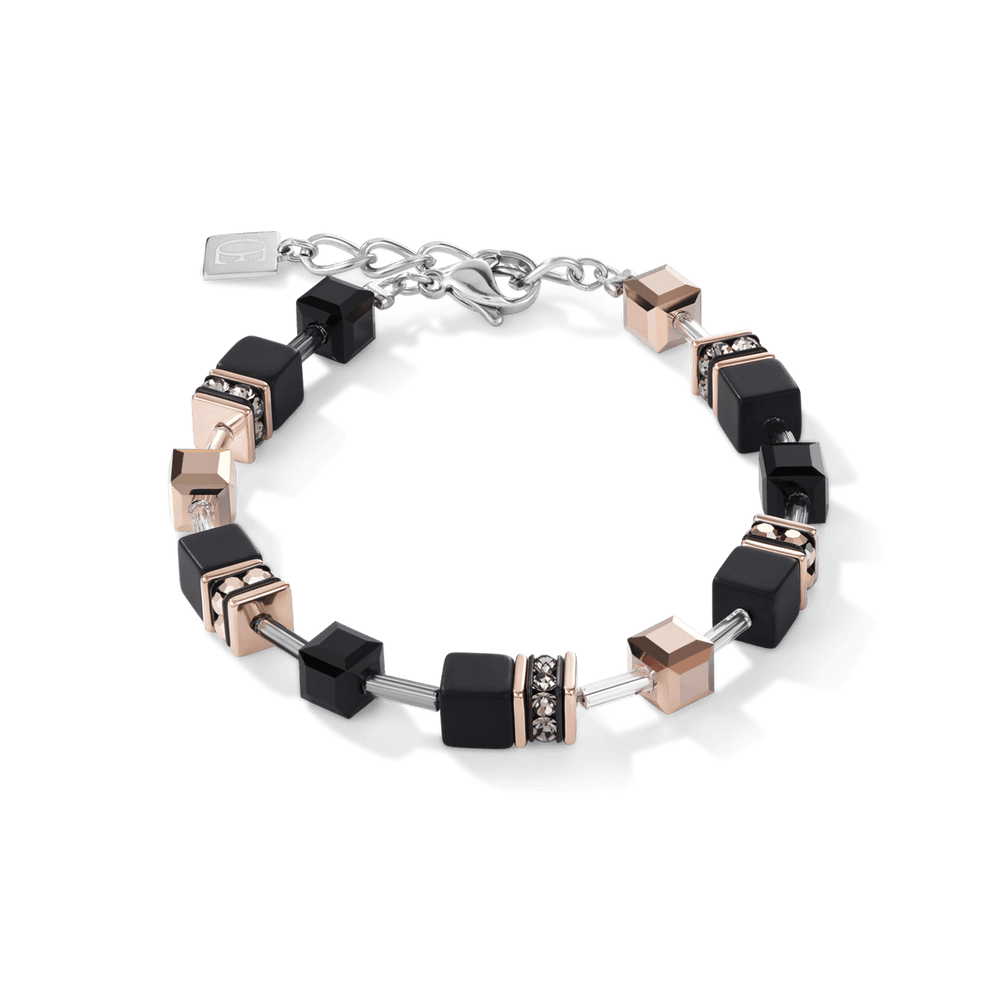 
                      
                        BRC Onyx Black Rose Gold Geo Cube Bracelet
                      
                    