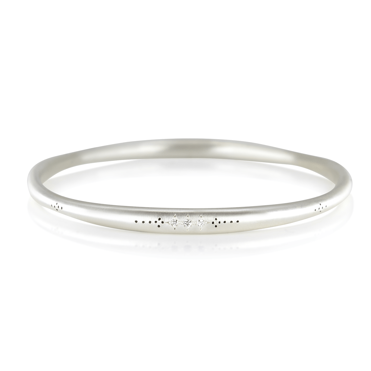 BRC Organic Nostalgia Bangle with Diamond