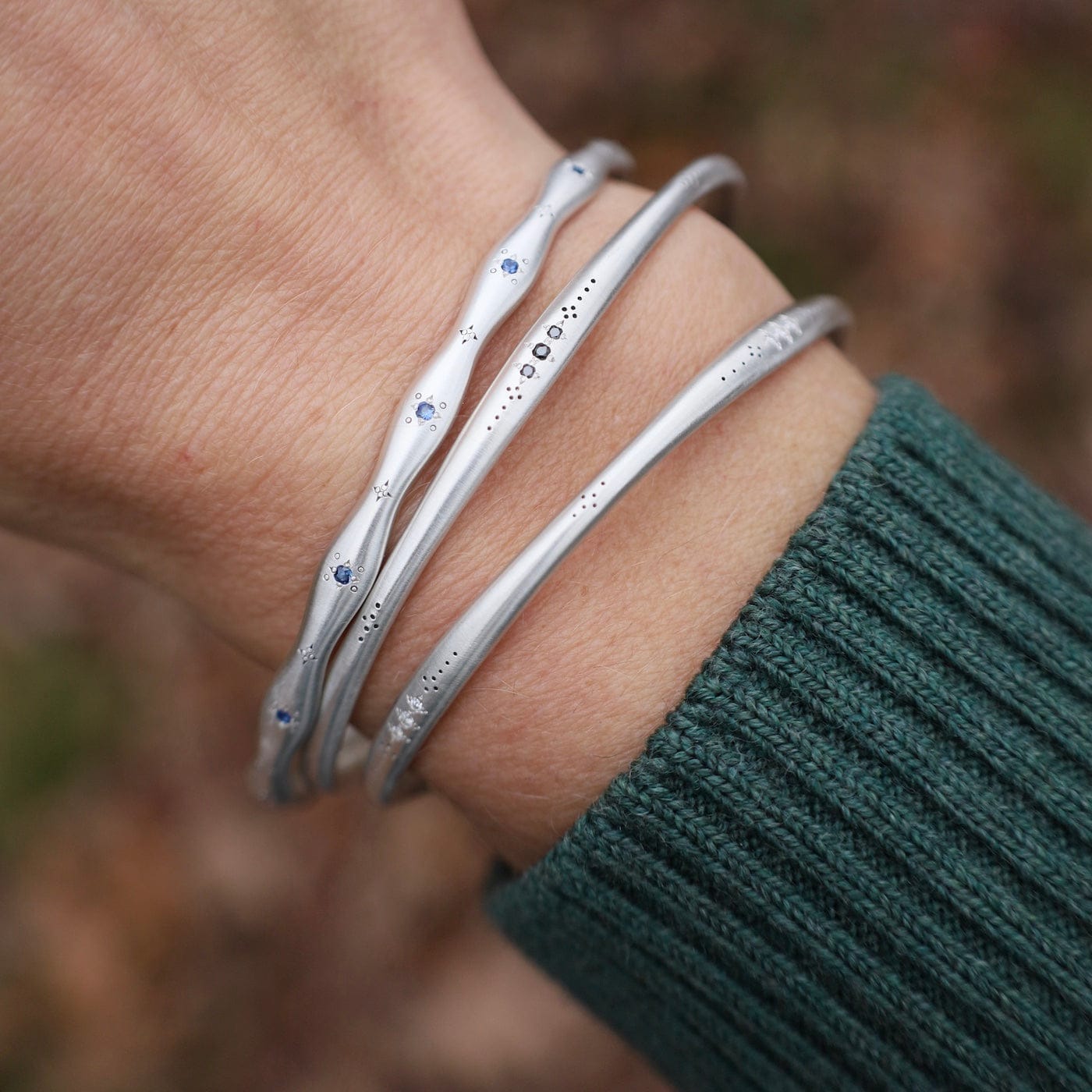 BRC Organic Nostalgia Bangle with Diamonds