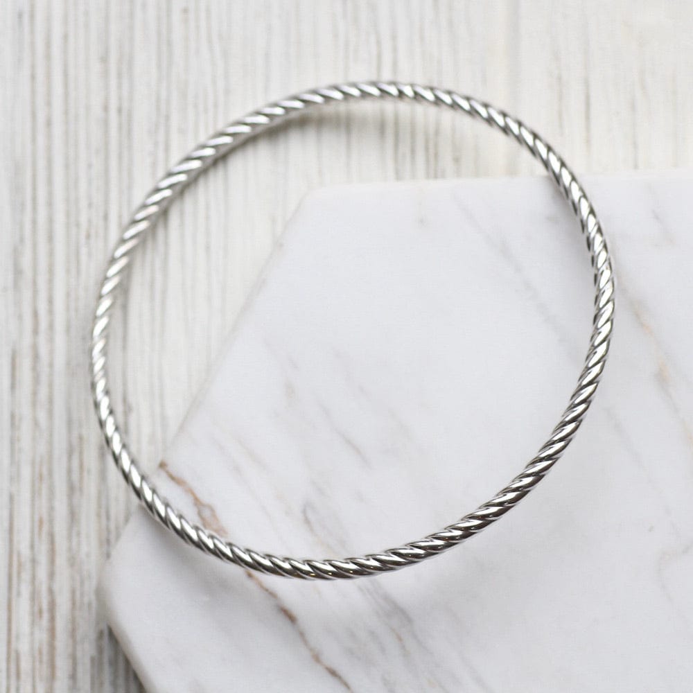 
                      
                        BRC Oxidized Twisted Bangle
                      
                    