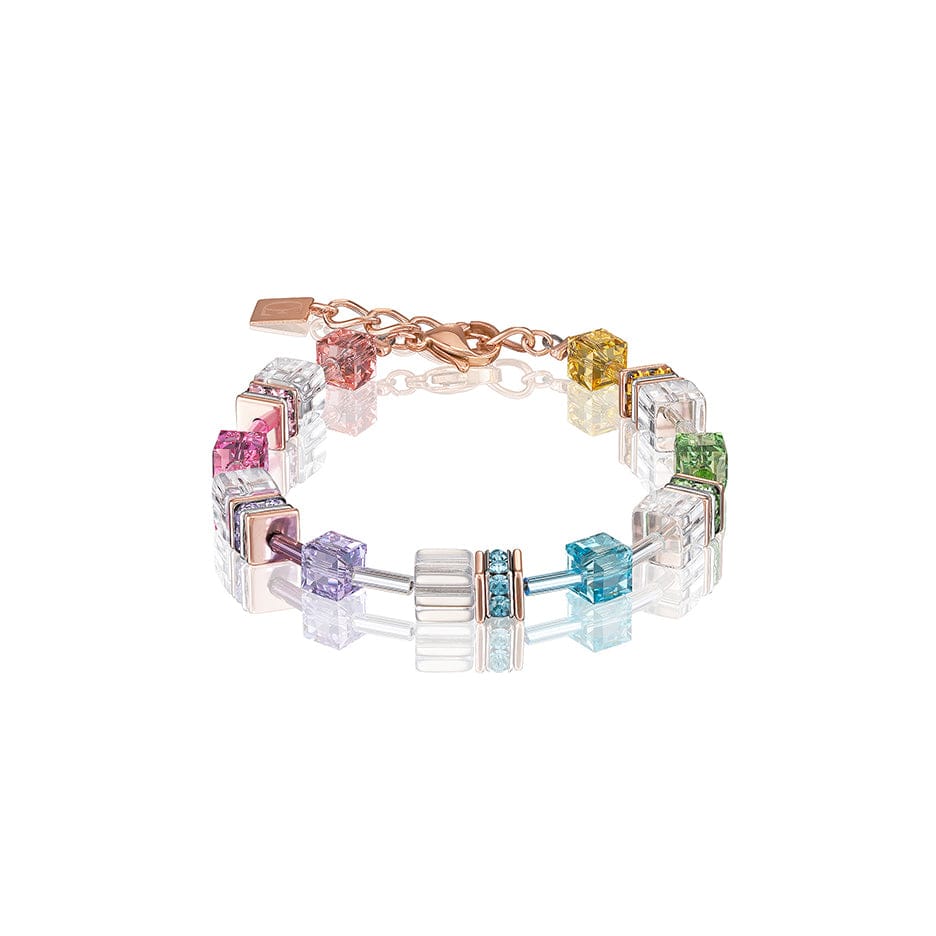 BRC Pastel Rainbow Gold Coeur Bracelet