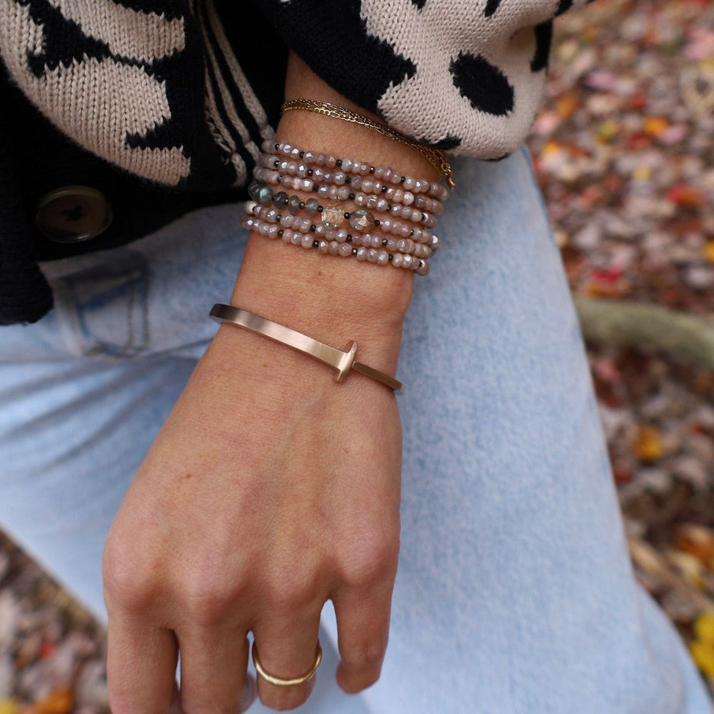 
                      
                        BRC Pat Flynn Iron Nail Bracelet ~ 14k Brown Gold
                      
                    