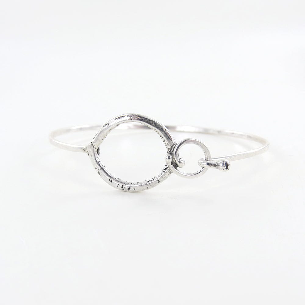 BRC Pear and Circle Clasp Bangle