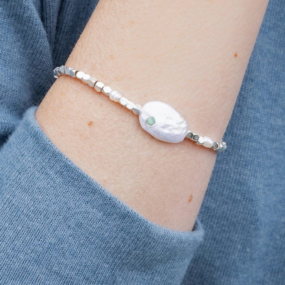 
                      
                        BRC Pearl Affirmation Bracelet - Courage/Silver
                      
                    