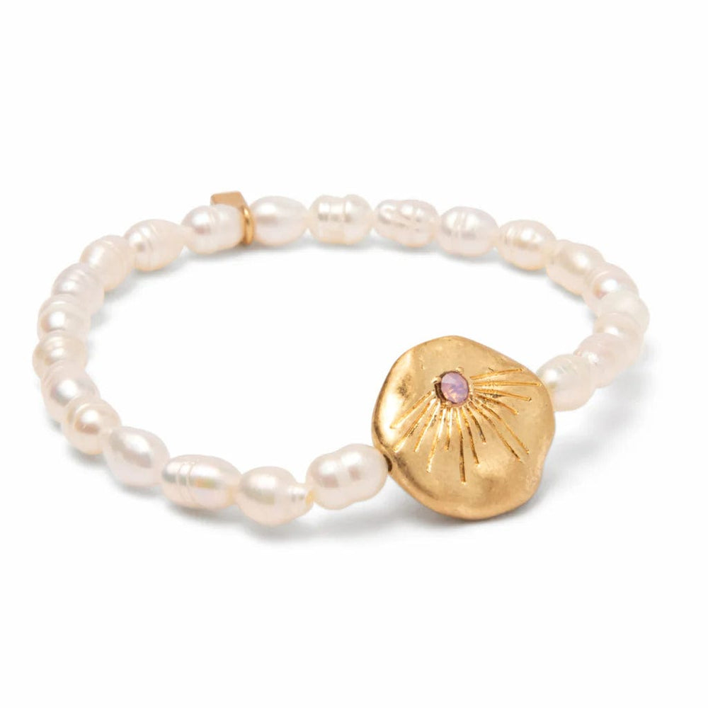 
                      
                        BRC Pearl Affirmation Bracelet - Love/Gold
                      
                    