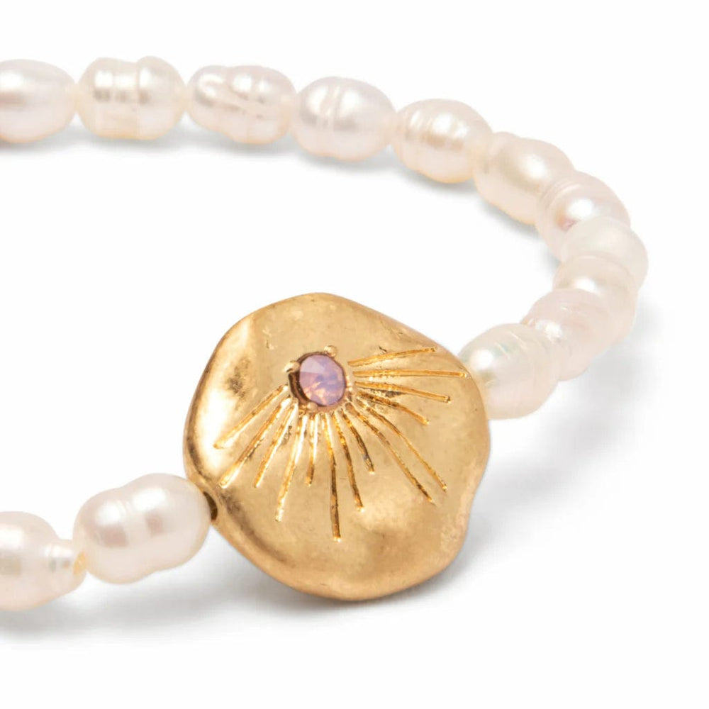 
                      
                        BRC Pearl Affirmation Bracelet - Love/Gold
                      
                    