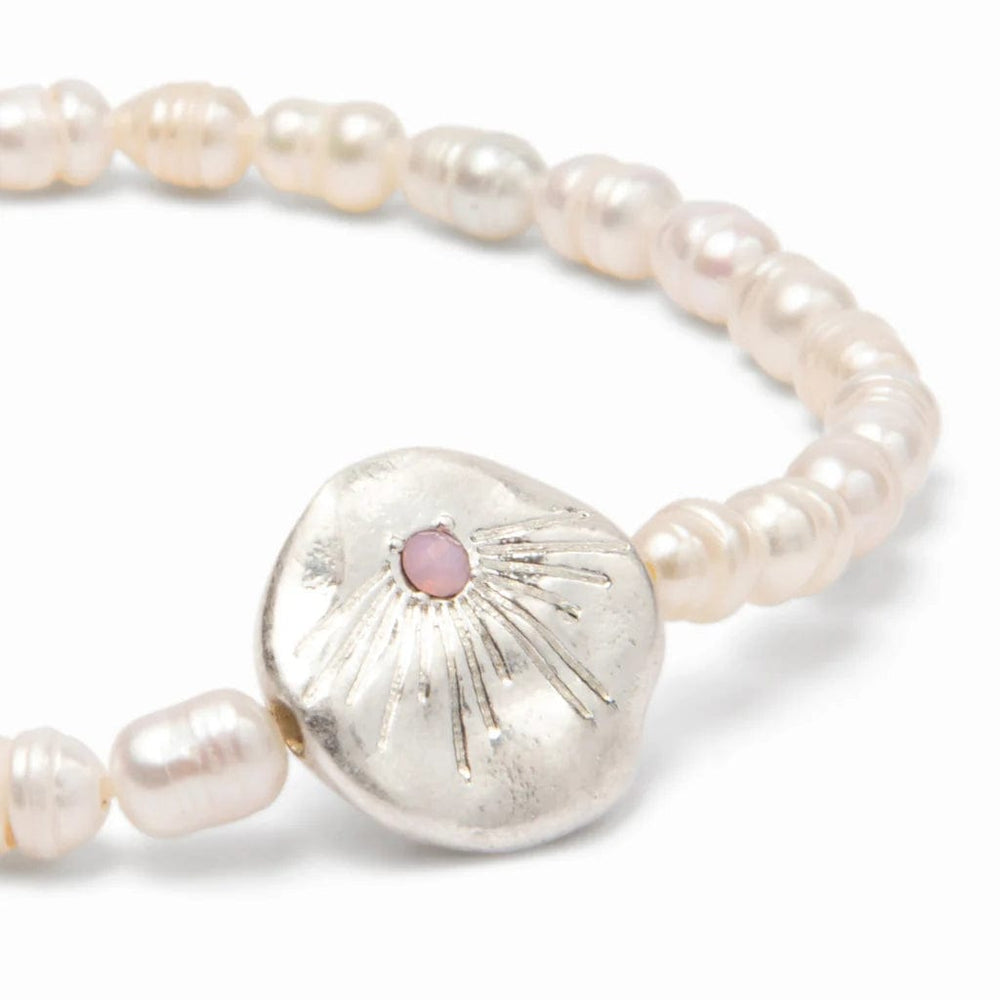 
                  
                    BRC Pearl Affirmation Bracelet - Love/Silver
                  
                