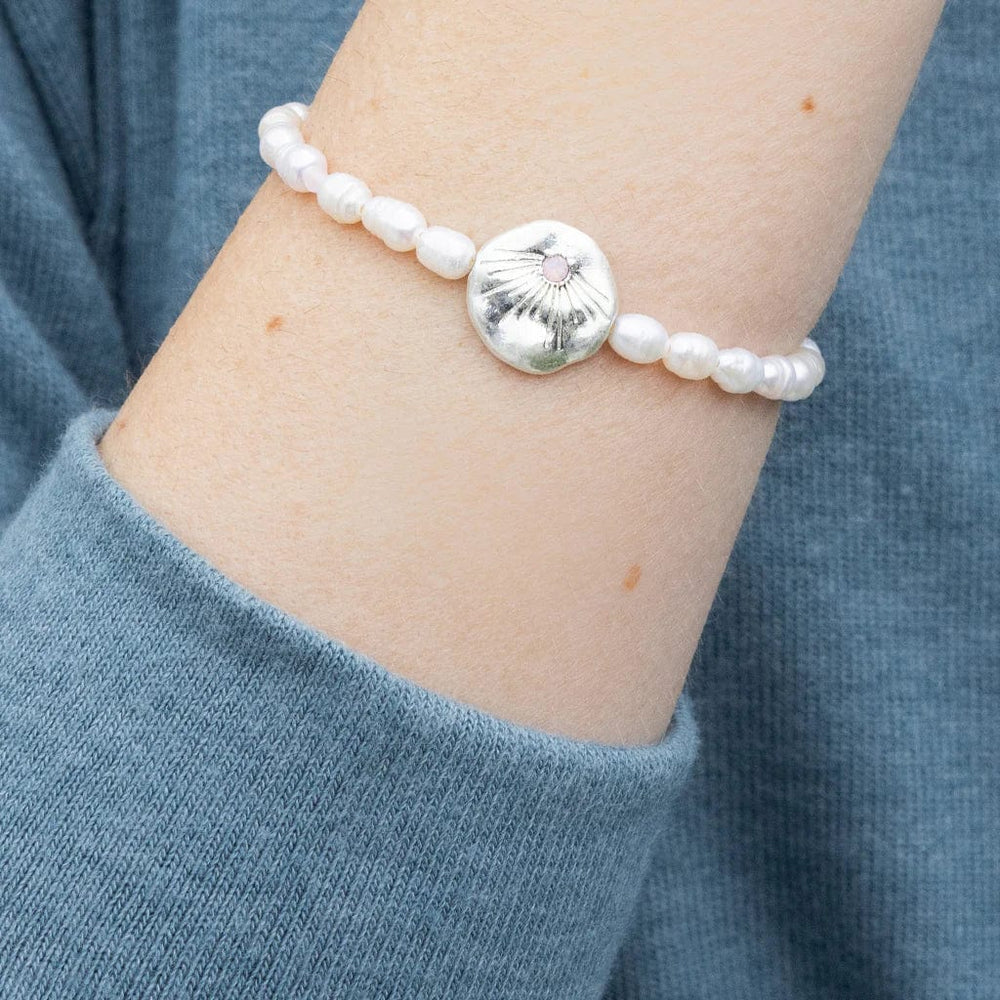 
                      
                        BRC Pearl Affirmation Bracelet - Love/Silver
                      
                    