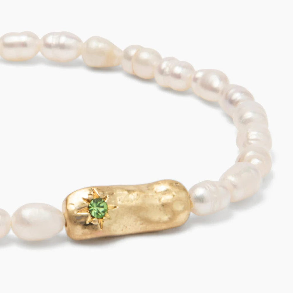 
                      
                        BRC Pearl Affirmation Bracelet - Luck/Gold
                      
                    