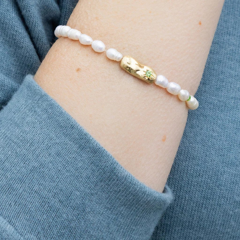 
                      
                        BRC Pearl Affirmation Bracelet - Luck/Gold
                      
                    