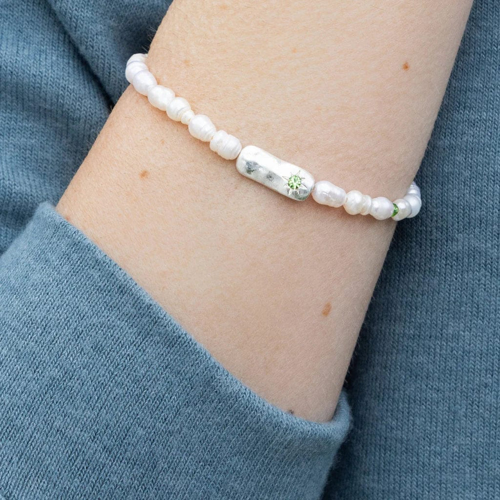 
                      
                        BRC Pearl Affirmation Bracelet - Luck/Silver
                      
                    