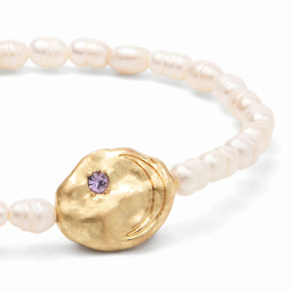 
                      
                        BRC Pearl Affirmation Bracelet - Protection/Gold
                      
                    