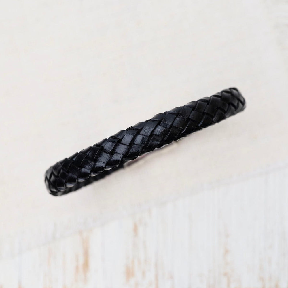 
                  
                    BRC Pegasus Black Braided Leather Bracelet
                  
                