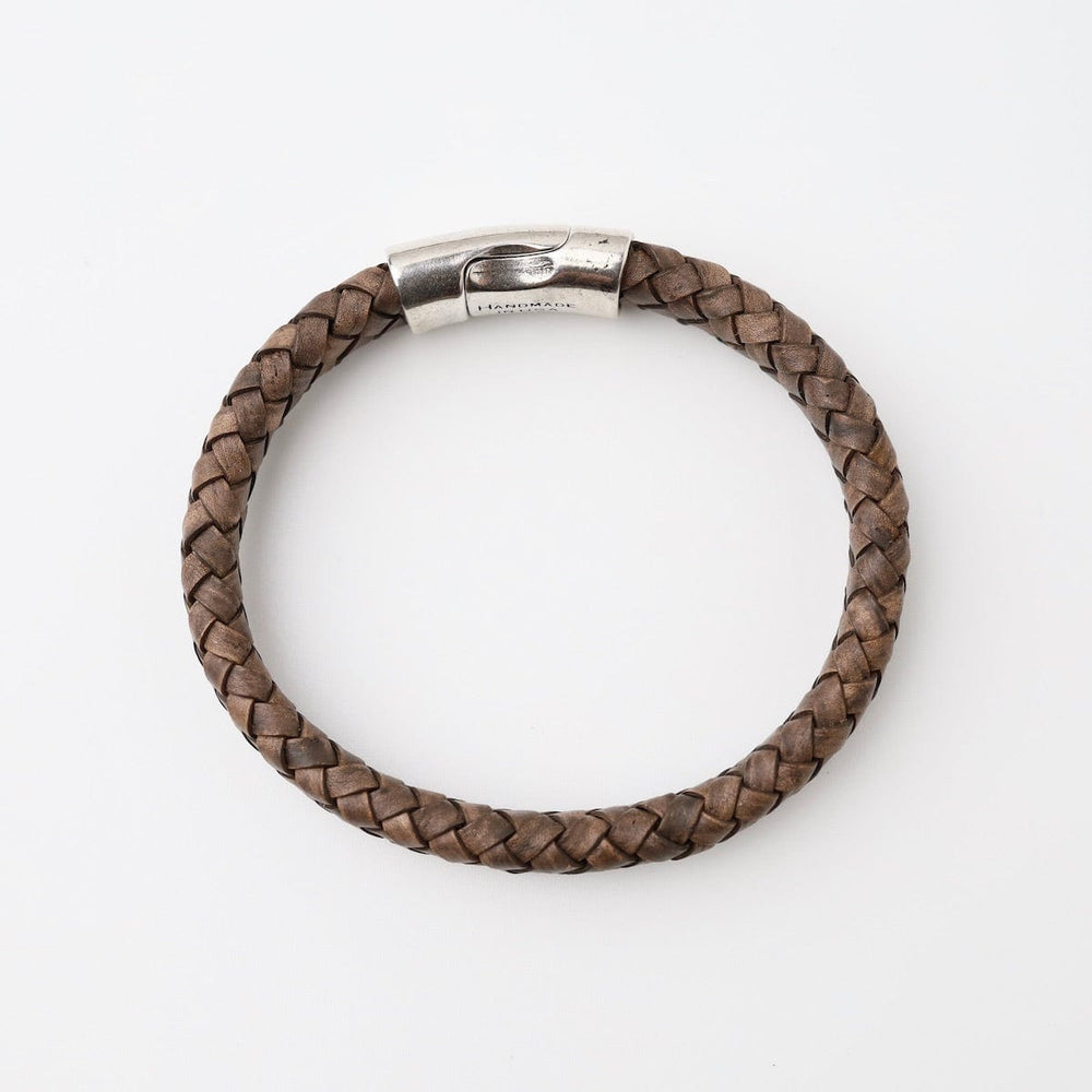 
                      
                        BRC Pegasus Brown Braided Leather Bracelet
                      
                    