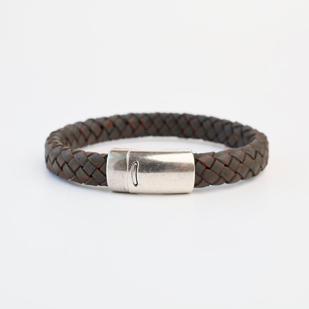 
                  
                    BRC Pegasus Gray Braided Leather Bracelet - Approx 8"
                  
                