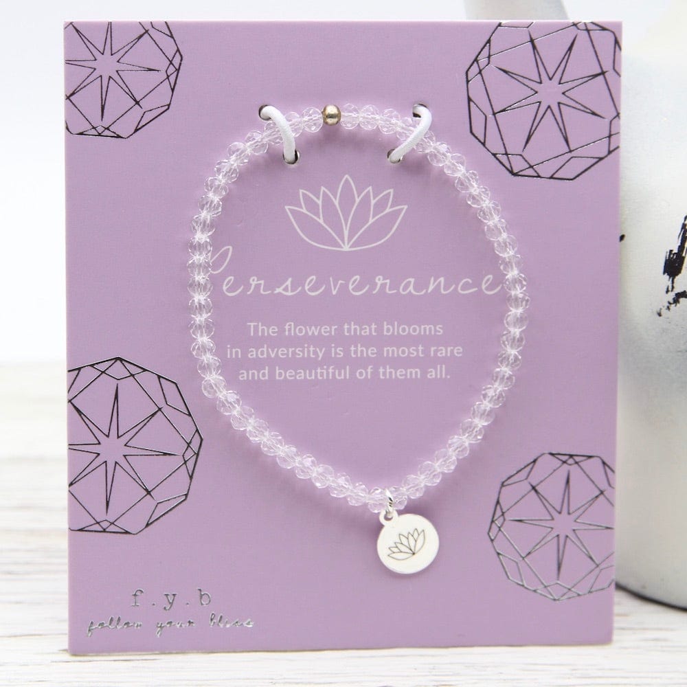 
                      
                        BRC Perseverance ~ Stretchy Clear Crystal Bracelet
                      
                    