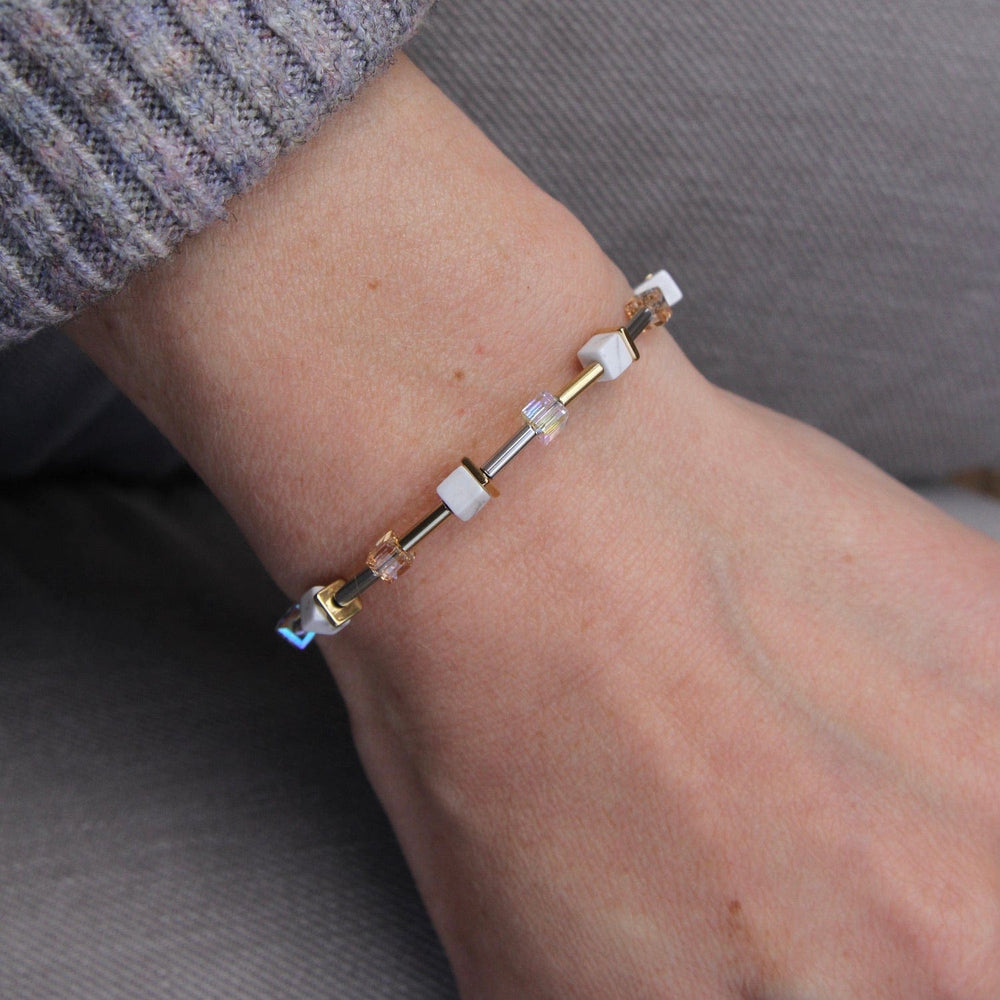 
                  
                    BRC Petite Howlite Geo Cube Bracelet
                  
                