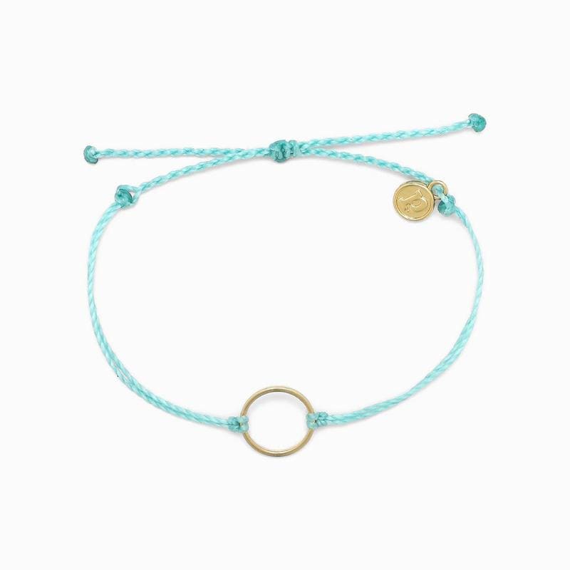 BRC Pura Vida Gold Circle Charm Bracelet ~ Mint