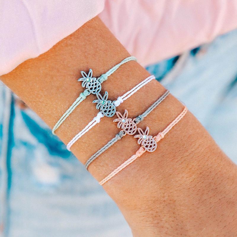 BRC Pura Vida Open Pineapple Charm ~ Blush
