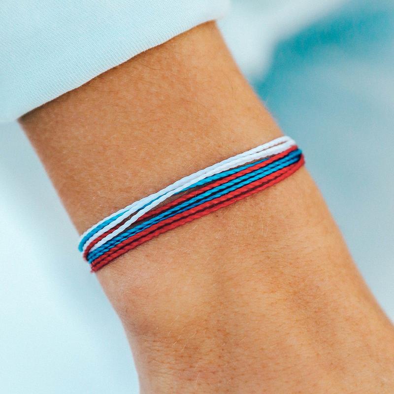 
                      
                        BRC Pura Vida Original Bracelet ~ Red, White, Blue
                      
                    