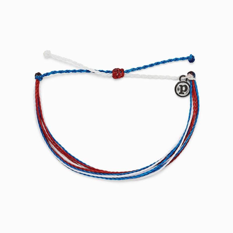 
                      
                        BRC Pura Vida Original Bracelet ~ Red, White, Blue
                      
                    