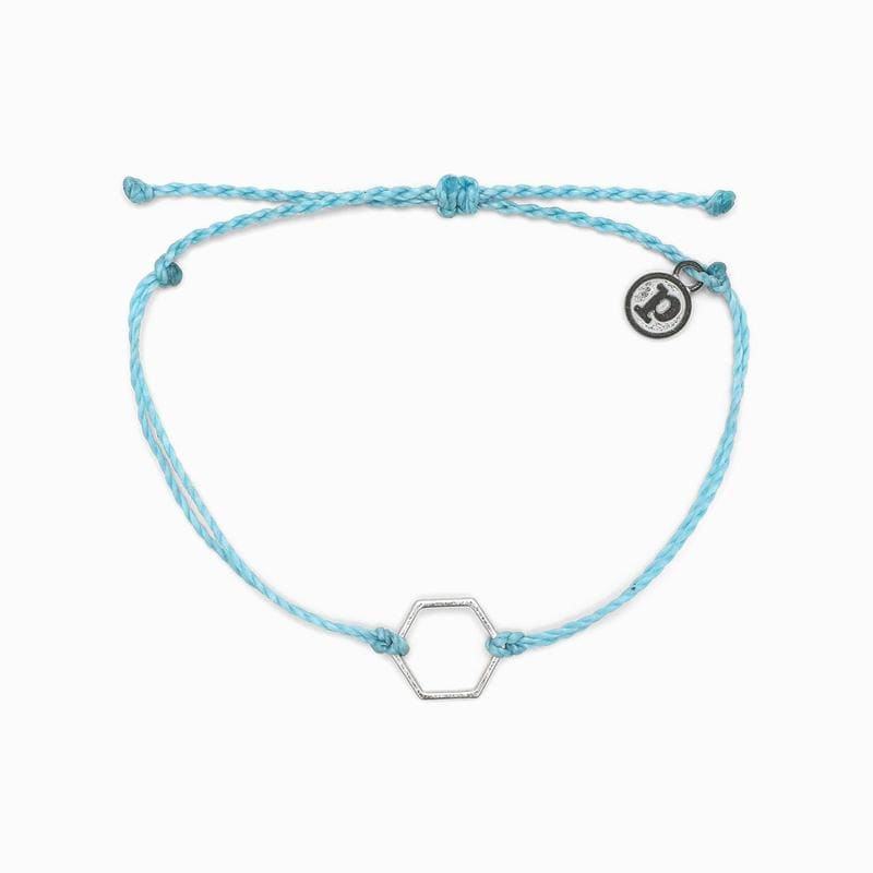 
                      
                        BRC Pura Vida Silver Hexagon ~ Light Blue
                      
                    