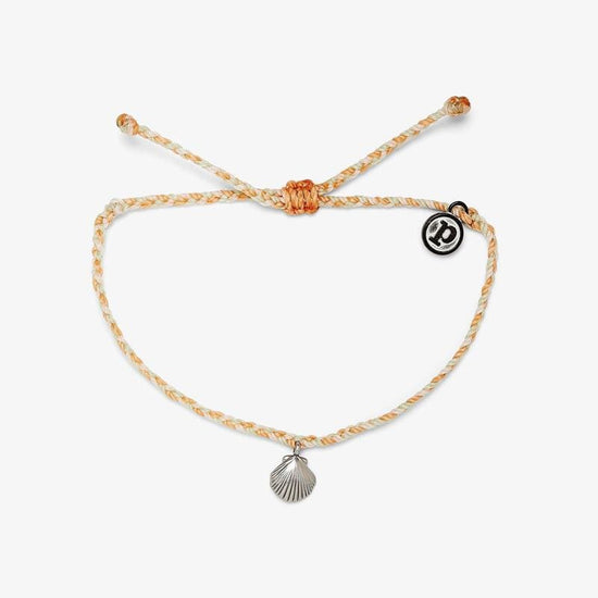 BRC Pura Vida Silver La Concha Bracelet - Vanilla