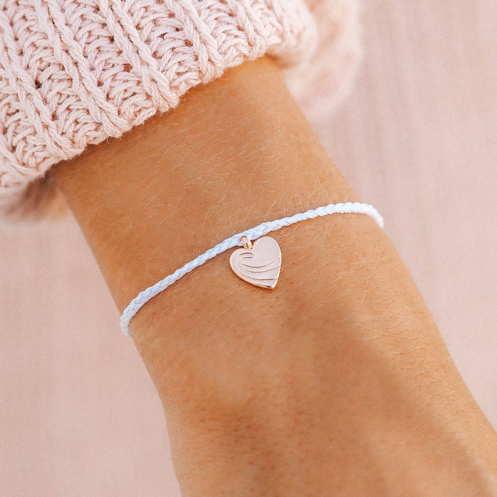 BRC Pura Vida Surf Love Bracelet ~ White