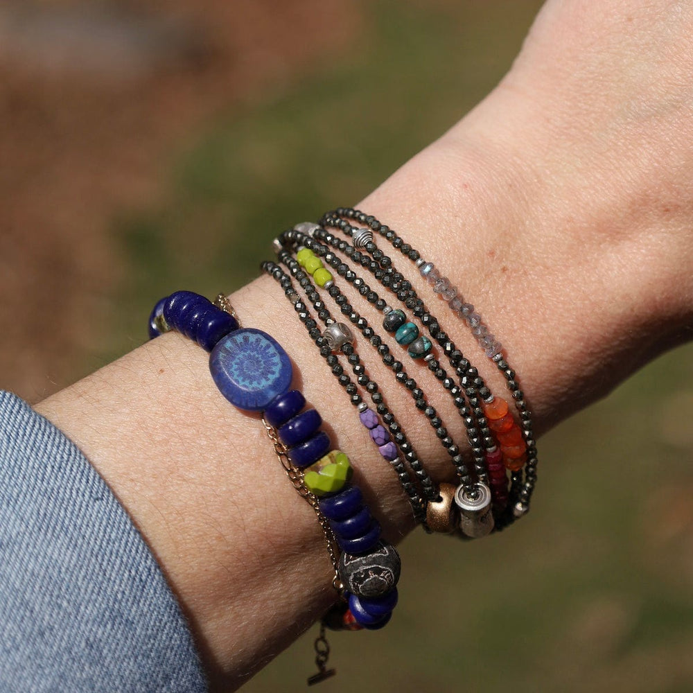 BRC Pyrite Wrap Bracelet & Necklace