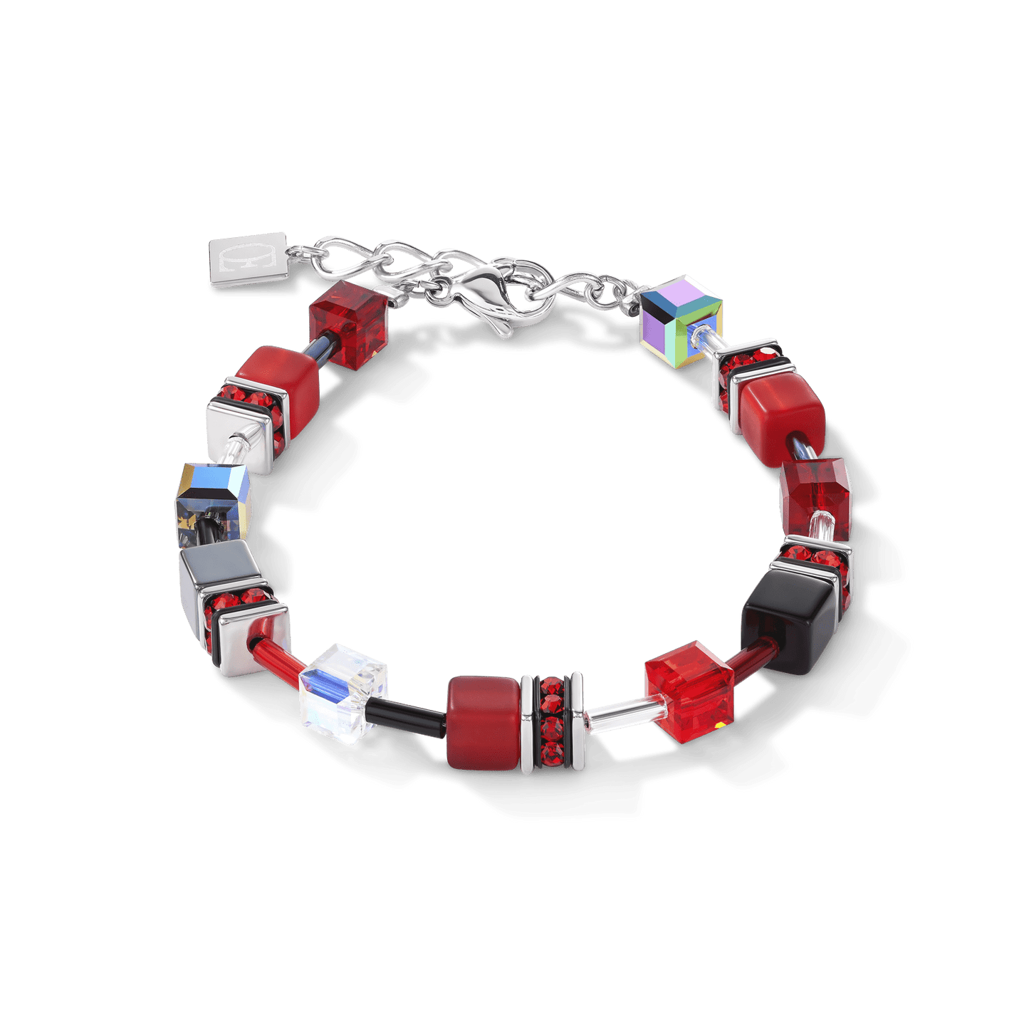 BRC Red Geo Cube Bracelet