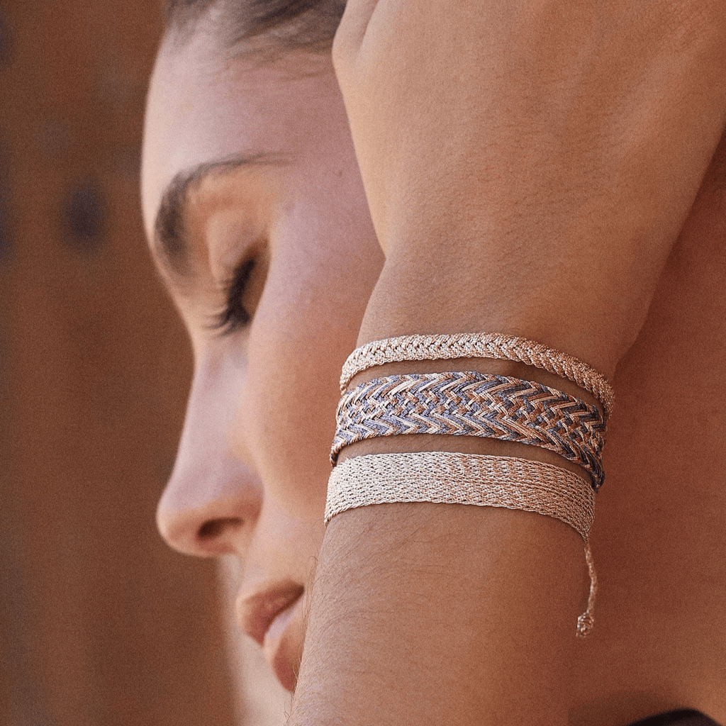 BRC Rolo Bracelet in Gold Silver