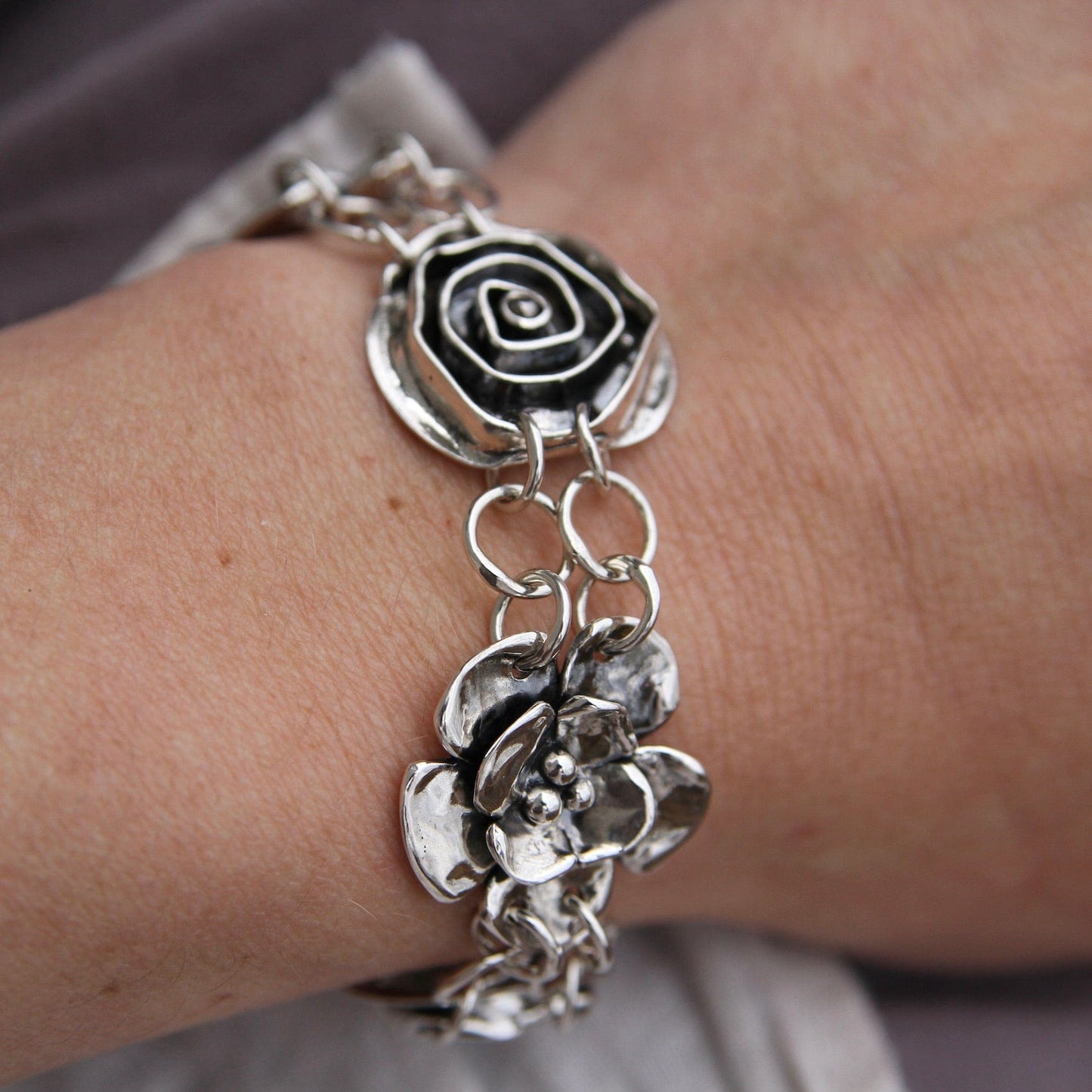 BRC Rosewood Flower Garden Bracelet