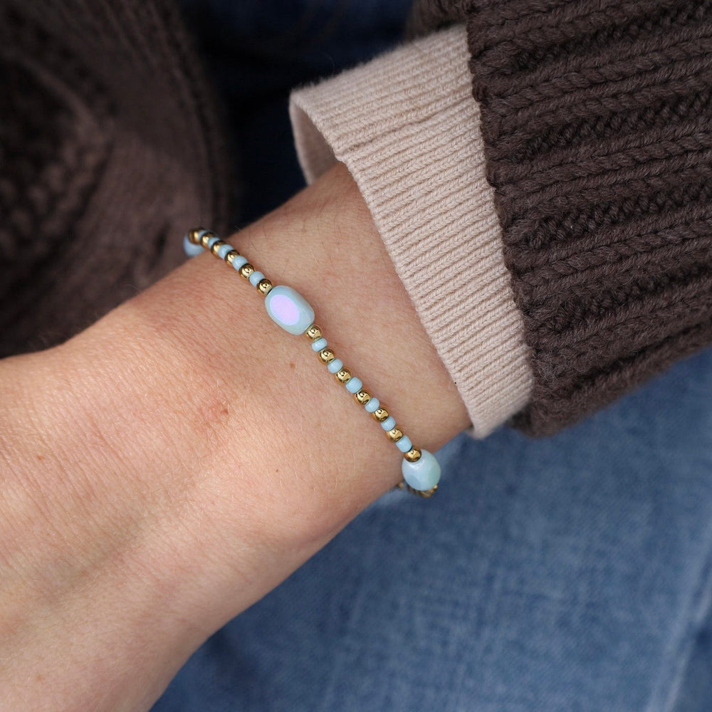 BRC-S.STL Blue Sky Here, There & Everywhere Pop Of Color Bracelet