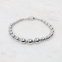 BRC-S.STL Graduated Bubble  Bracelet  - Stainless Steel