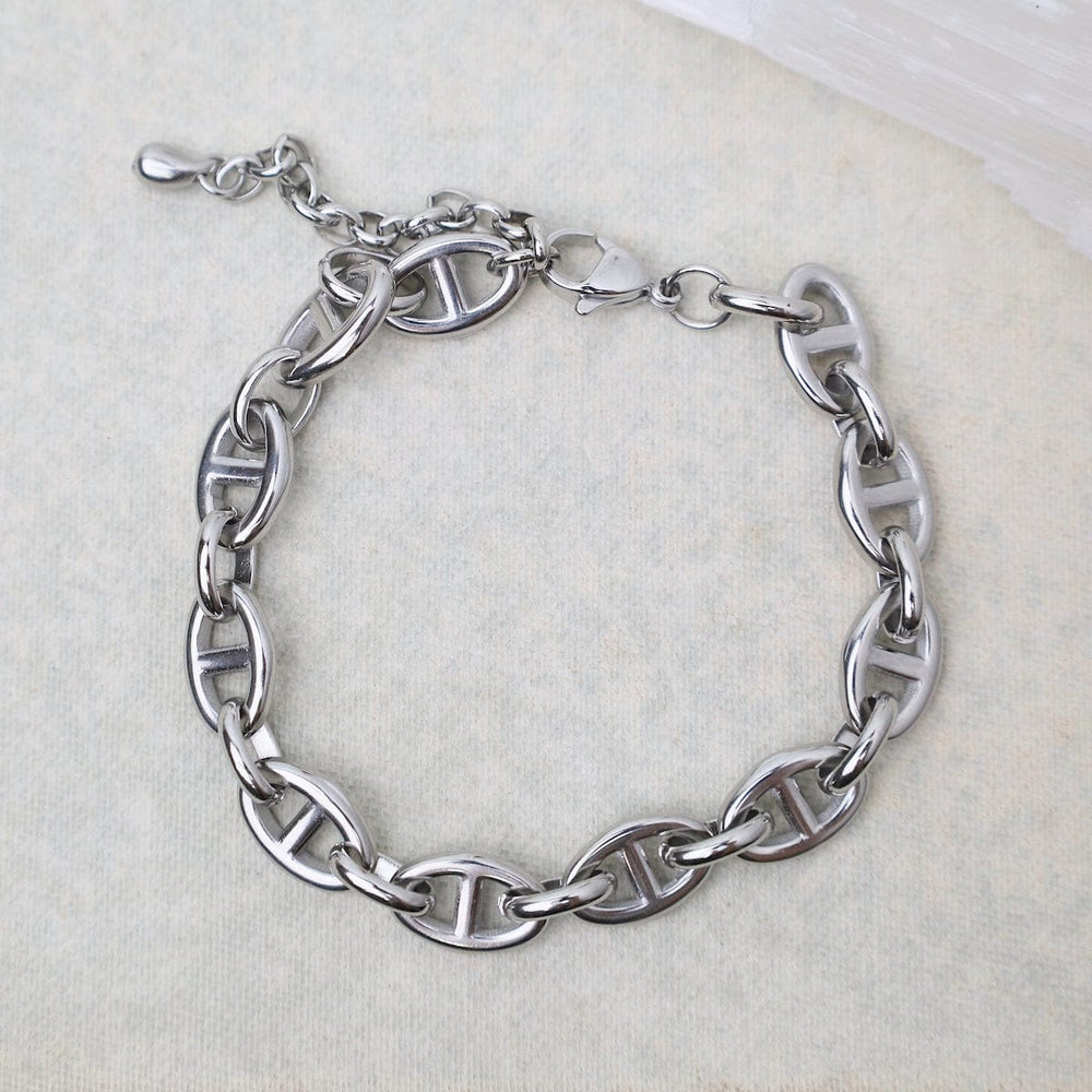 
                      
                        BRC-S.STL Mariner Chain Bracelet in Stainless Steel
                      
                    