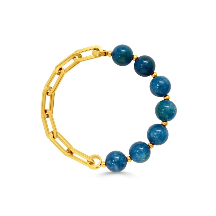 BRC-S.STL Turqs & Caicos Half & Half Bracelet