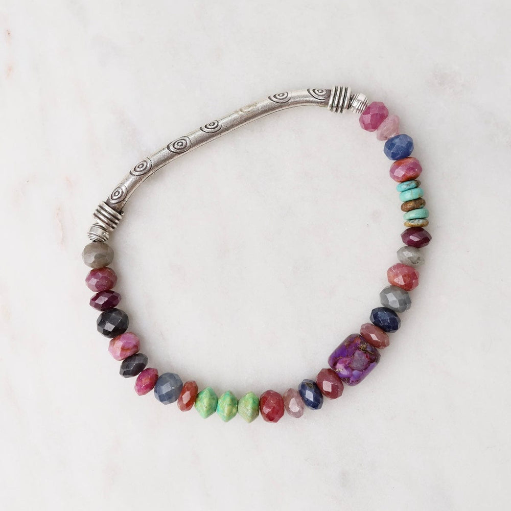 
                      
                        BRC Sapphire & Purple Turquoise Bracelet
                      
                    