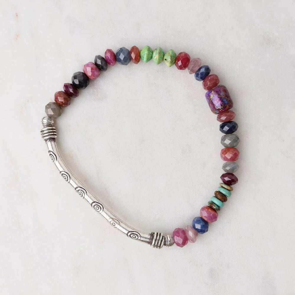 
                      
                        BRC Sapphire & Purple Turquoise Bracelet
                      
                    