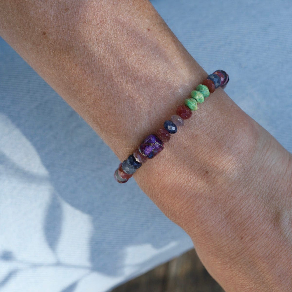 
                      
                        BRC Sapphire & Purple Turquoise Bracelet
                      
                    