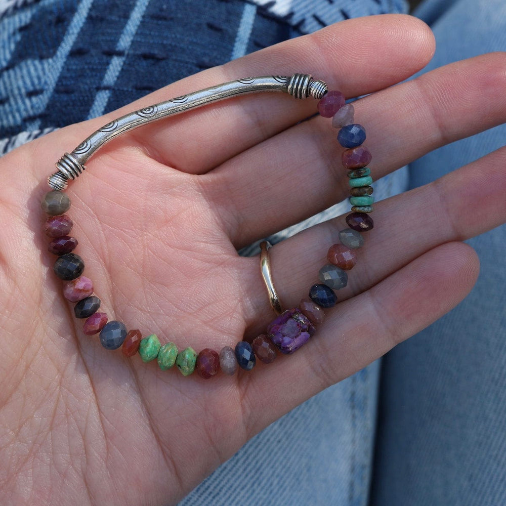 
                      
                        BRC Sapphire & Purple Turquoise Bracelet
                      
                    